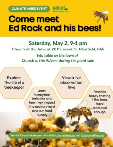 Honeybee Info Table Meet Ed Rock and His Bees