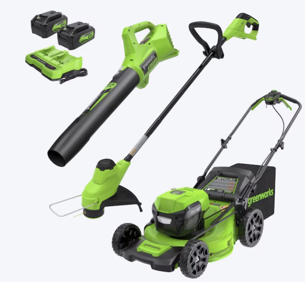 Eco-Friendly Lawn Care Equipment Demonstration